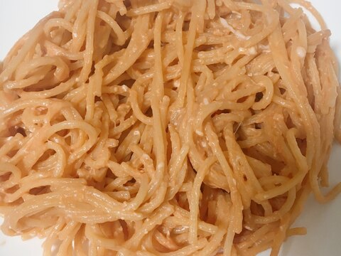 簡単クリーミーなケチャップパスタ